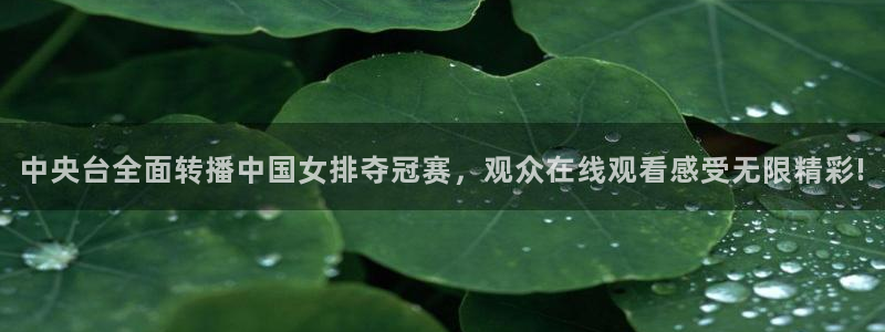 摩根娱乐app网页入口：中央台全面转播中国女排夺冠赛，观众在线观看感受无限精彩!