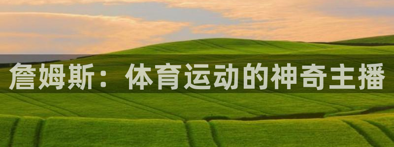 摩根娱乐app下载安装：詹姆斯：体育运动的神奇主播